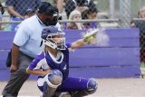 Shelly Jobe, pictured here in a previous game, had three hits in Tuesday's 11-9 loss to El Diamante.